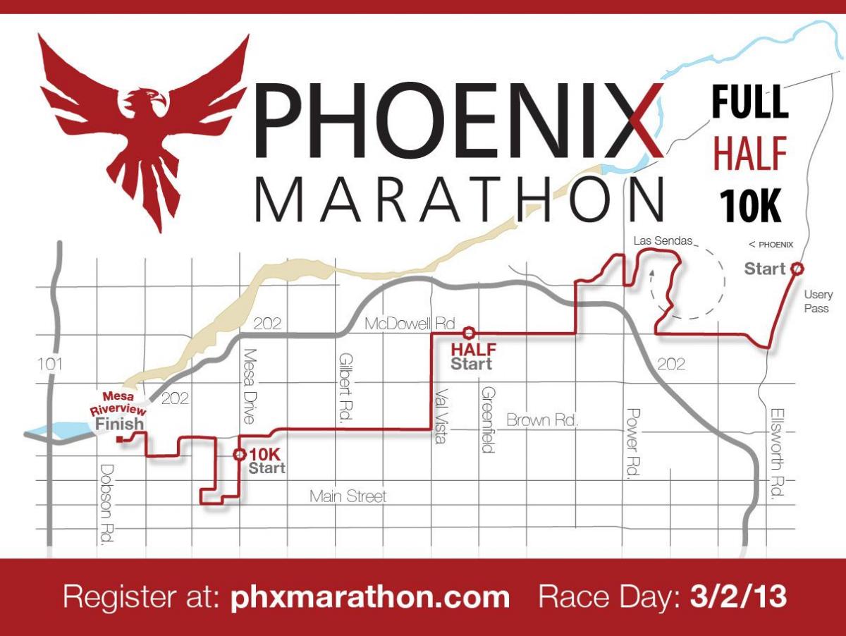 peta Phoenix maraton