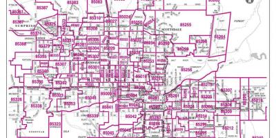 Kota Phoenix zip code peta