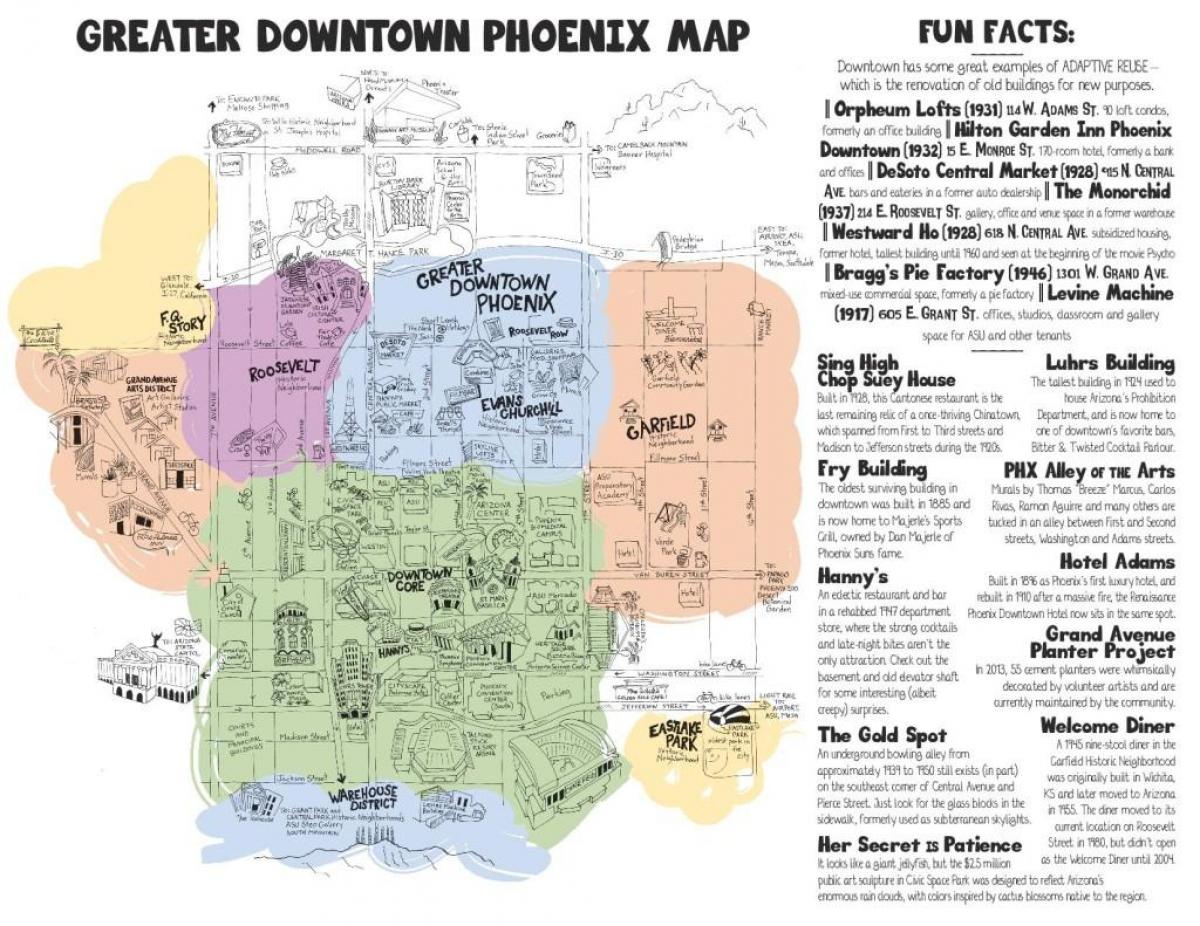 peta bandar Phoenix