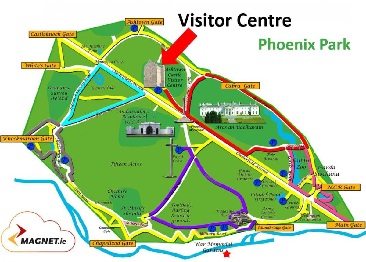 Phoenix peta taman