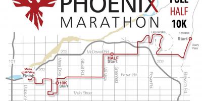 Peta Phoenix maraton